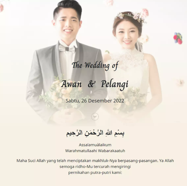 Website Undangan Nikah Online Menggunakan Framework Codeigniter